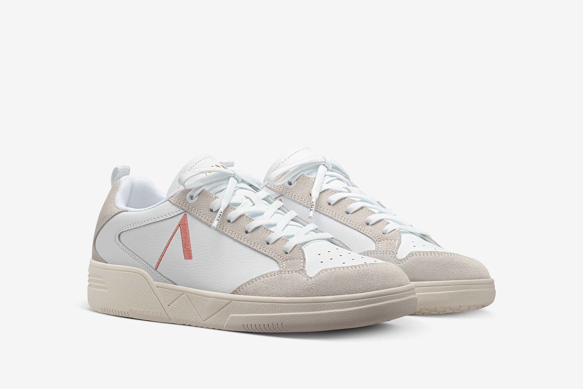 ARKK Collection Visuklass Leather Suede S-C18 | White Peach | Women Visuklass